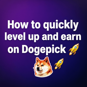How to quickly level up and earn crypto on Dogepick 🚀